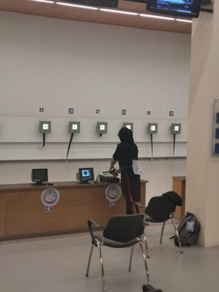 في بطولة جراند بركس التأهيلية للرماية ياسمين الريمي ال 5 عربيا وال 11 دوليا